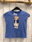 Preview: Ralph Lauren  T-Shirt  Gr. 110  hellblau Bär mit Klamotten Schrift 