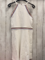 Preview: Tommy Hilfiger  Kleid  Gr. 152  weiß Rippen + weiß beige schwarz rot hellblaue Streifen 