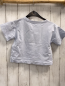 Preview: Reserved  T-Shirt  Gr. 122  hellblau Herz mit Blumenstickerei 