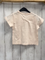 Preview: Mango T-Shirt  Gr. 116  creme Pailettenerdbeere Schrift 