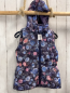 Preview: H&M  Weste  Gr. 140  grau bunte Blumen Kapuze 