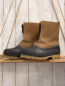 Preview:   Winterboots  Gr. 36  schwarz Gummi braun gefüttert 