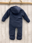 Preview: Vertbaudet  Winteroverall Gr. 74  blau Fleecefutter 
