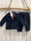 Preview: 2tlg neu Hugo Boss  Jacket + Hose  Gr. 74  blau Feinkord Bund verstellbar 