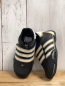 Preview: Adidas  Schuhe  Gr. 22  schwarz weiß goldene Streifen 