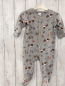 Preview: H&M Schlafanzug Gr. 74  grau Hunde blaue Schrift