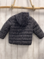 Preview: Benetton  Winterjacke  Gr. 98  grau hellgraue Punkte 
