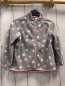 Preview: H&M fleecejacke Gr. 98  grau rosa weiß Punkte