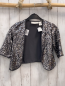 Preview: H&M  Paielttenjacke  Gr. 134  grau silber Pailetten 