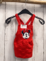 Preview:  Latzkleid Gr. 62  rot Punkte Minnie Mouse