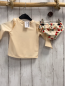 Preview: 2tlg H&M  UV-Schutzset  Gr. 62/68  creme Erdbeeren Rüschen 