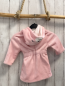 Preview:   Bademantel Gr. 80  rosa Plüsch Kapuze mit Ohren Bären 