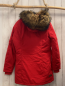 Preview: Marikoo  Winterjacke Gr. M  rot Kapuze mit abtrennbarem Fellkragen 