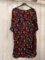 Preview: Mango  Kleid  Gr. M schwarz rot braun weißes Muster 