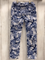 Preview: H&M  Hose  Gr. 116  blau hellblau weiße Blumen Kord Bund verstellbar 