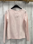 Preview: H&M Langarmshirt  Gr. 122/128  rosa katze mit hellroter Bille 