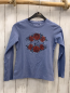 Preview: name it Langarmshirt Gr. 122  hellblau Rosen