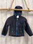Preview: Trollkids fleecejacke Gr. 104  grau blauer Reißverschluss