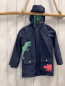 Preview:  Regenjacke Gr. 116  blau gummiert gefüttert