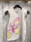 Preview: Salt & Pepper  T-Shirt  Gr. 122  weiß Schmetterling mit Glitzer + Pailetten 