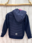Preview: Salt & Pepper  Sweatjacke  Gr. 128  blau mit Rippen pink Reißverschlüsse 