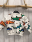 Preview: Zara  Pullover  Gr. 86  weiß bunte Haie und Fische 