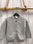 Preview: Zara  Strickjacke  Gr. 98  hellgrau mit Reißverschluss 