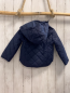 Preview:   Jacke  Gr. 104  blau gesteppt Kapuze 