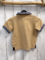 Preview:  T-Shirt Gr. 98  beige blau weiß gestreifter Bund