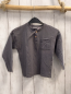 Preview: zara Langarmshirt Gr. 110  grau Knöpfe