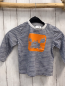 Preview:  Langarmshirt Gr. 92  blau weiß gestreift Krabbe
