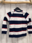 Preview: Pullover Gr. 116  blau rot weiß Streifen