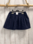 Preview: H&M  Rock Gr. 122  blau Lochstickerei 
