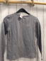 Preview: Manguun Langarmshirt  Gr. 158  grau Einhorn aus silber Steinen 