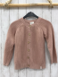 Preview:   Strickjacke  Gr. 134  lachs Rippen 