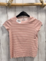 Preview: H&M  T-Shirt  Gr. 134/140  lachs beige Streifen Rippen 