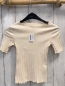 Preview: S´Oliver  T-Shirt  Gr. 128  beige Rippen 