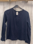 Preview: Massimo Dutti  Langarmshirt  Gr. 134/140  blau Knopfleiste 