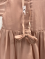 Preview: 2tlg H&M Kleid + Stirnband  Gr. 80  lachs mit golden Glitzer + Schleife 