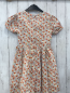 Preview: Sergent Major  Kleid  Gr. 134  weiß orange gelb altrosa Blumen hellblaue Blätter 