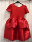 Preview: H&M  Kleid  Gr. 134  rot Rüschenballonrock mit Rosette 