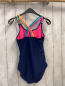 Preview:   Badeanzug  Gr. 146/152  blau bunte Träger 