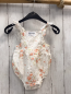 Preview: Carter´s  Playsuit  Gr. 74  weiß orange Blumen hellgrüne Blätter 