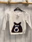 Preview: Vertbaudet  Pullover  Gr. 86  weiß Strick brauner Bär 