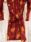 Preview: Harry Potter  Bademantel  Gr. 16/152  rot Nicky gelbe Schrift + Brillen 