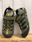 Preview: Dockers  Halbsandalen  Gr. 34  oliv dunkelgrau gelbe Applikationen 