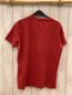 Preview: Armani  T-Shirt  Gr. 170/176  rot grau hellgrauer Druck Schrift 