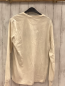 Preview: Murphy & Nye  Langarmshirt  Gr. 170/176  creme Schrift 