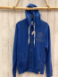 Preview: Replay  Sweatjacke  Gr. 164/170  blau Kapuze graue Schrift 