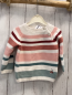 Preview:   Pullover  Gr. 80  weiß rosa weinrot mint petrol Streifen Strick